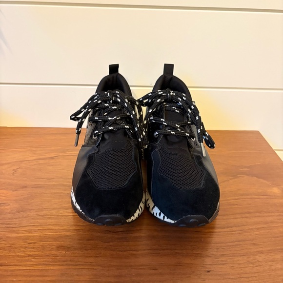 Steve Madden Womens Cliff Fashion Chunky Wedge Lifestyle Sneaker Shoes Black 7 - Picture 3 of 8